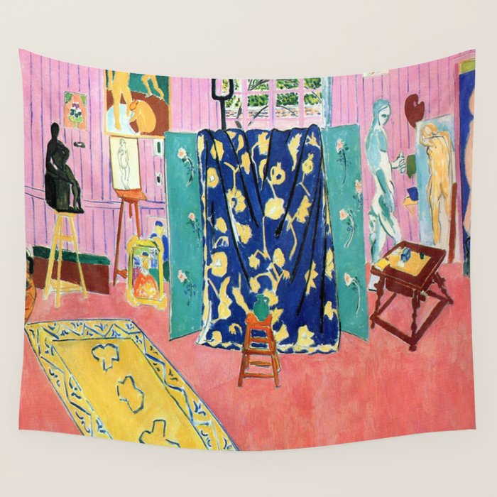 Henri Matisse The Pink Studio Wall Tapestry Gallery Image 1