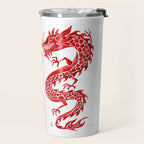 Chinese Dragon - Crimson Palette Travel Mug Gallery Image 2
