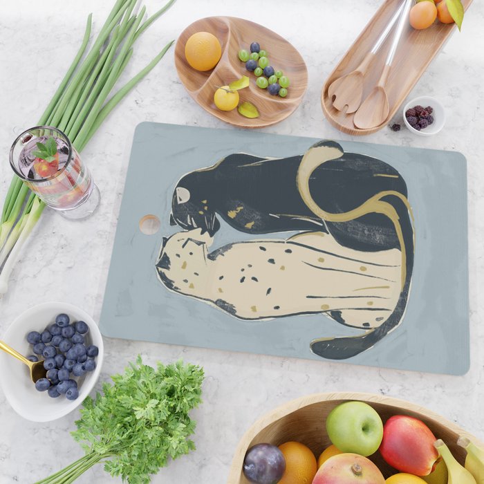 Two Cheetahs 4 Cutting Board Gallery Image 2
