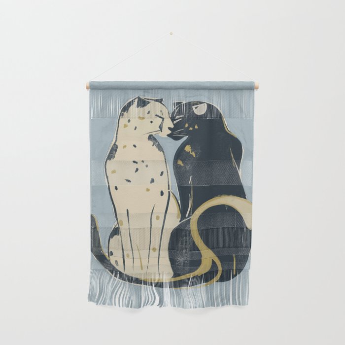 Two Cheetahs 4 Wall Hanging Gallery Image 1