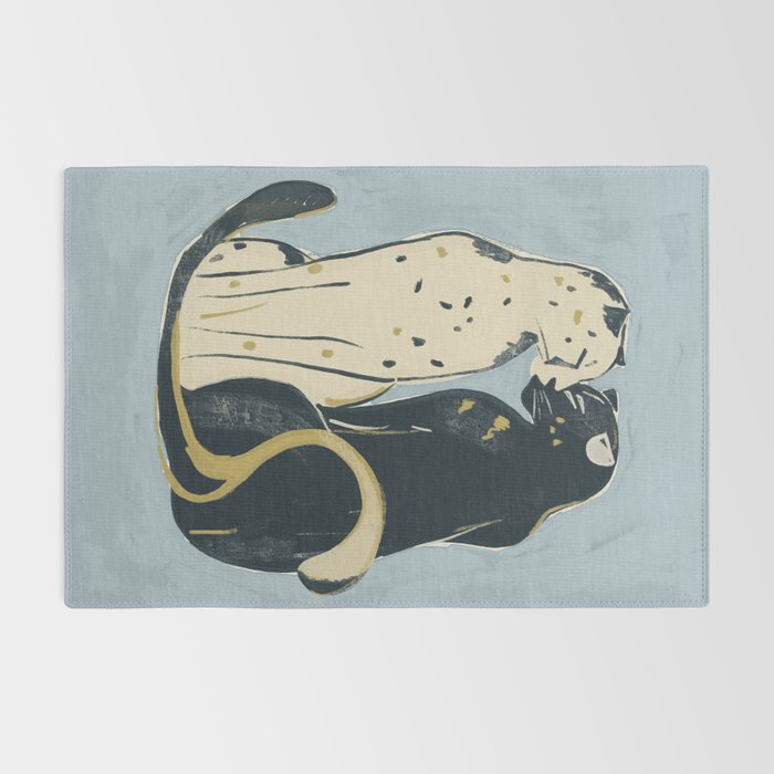 Two Cheetahs 4 Rug Gallery Image 2