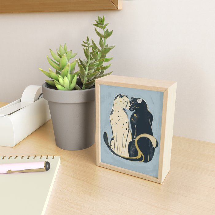 Two Cheetahs 4 Mini Art Print Gallery Image 2