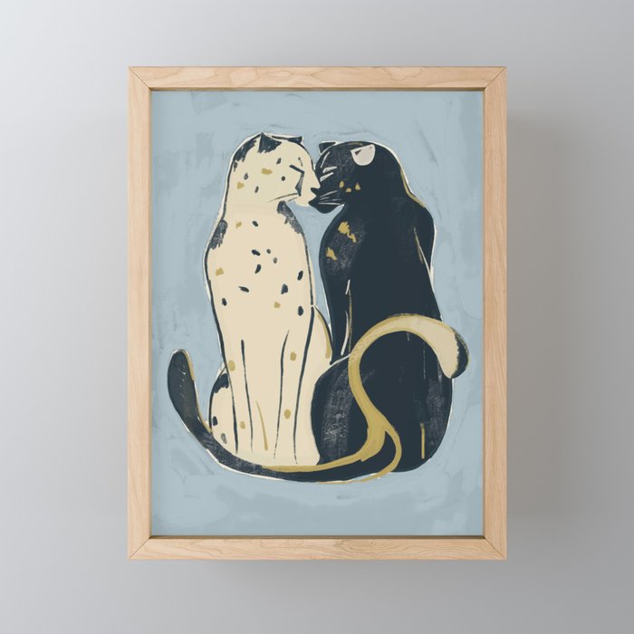 Two Cheetahs 4 Mini Art Print Gallery Image 1