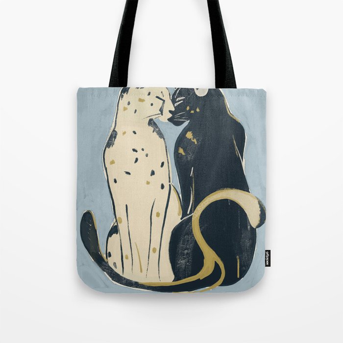 Two Cheetahs 4 Tote Bag Gallery Image 1