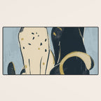 Two Cheetahs 4 Desk Mat Gallery Image 3