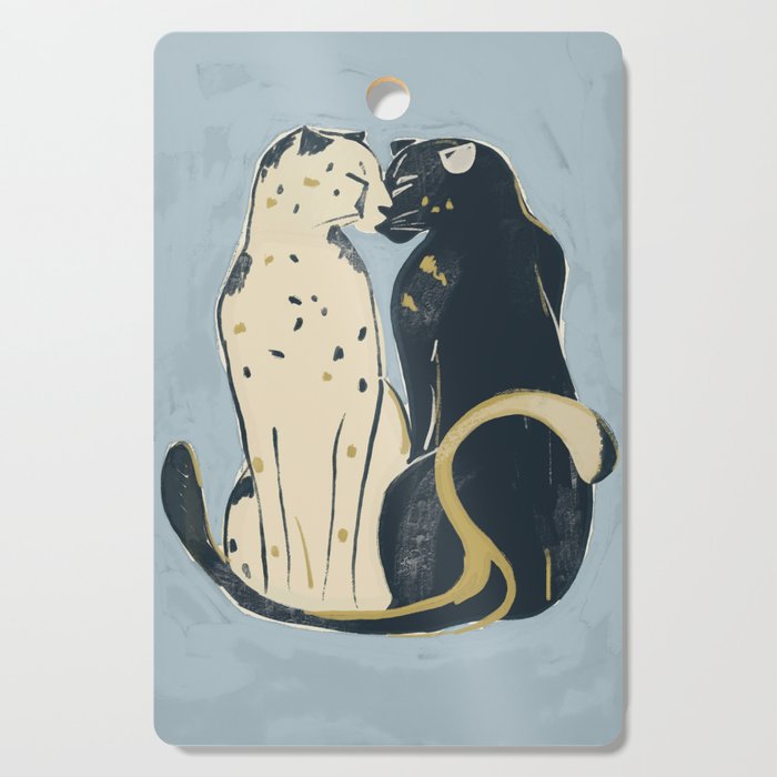Two Cheetahs 4 Cutting Board Gallery Image 1