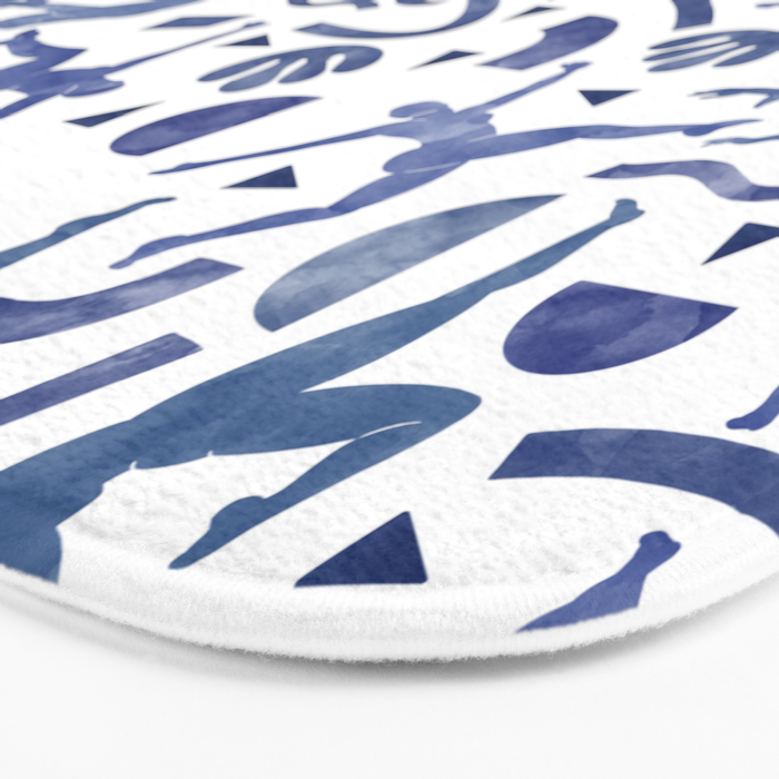 Simple shapes of women Bath Mat Gallery Image 3