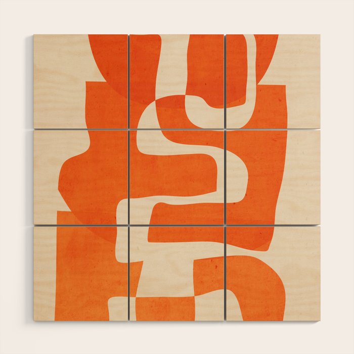 Abstract Art 55/7 Wood Wall Art Gallery Image 1
