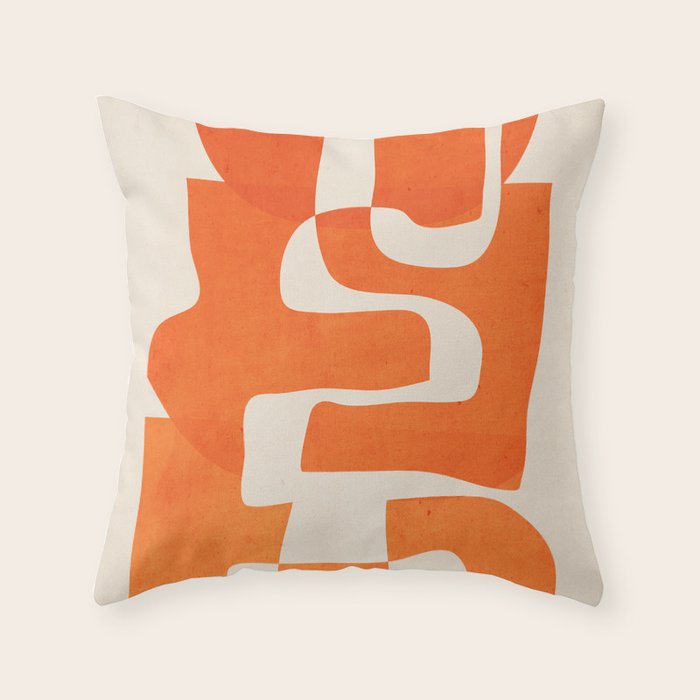 Abstract Art 55/7 Throw Pillow Gallery Image 1