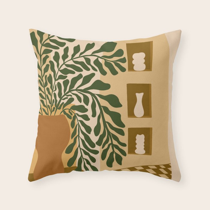 Still Life 2 Throw Pillow Gallery Image 1