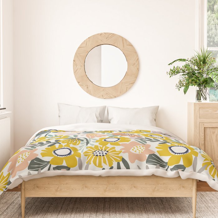 Cozy collection: mix and match happy florals Flower love 1 Duvet Cover Gallery Image 3