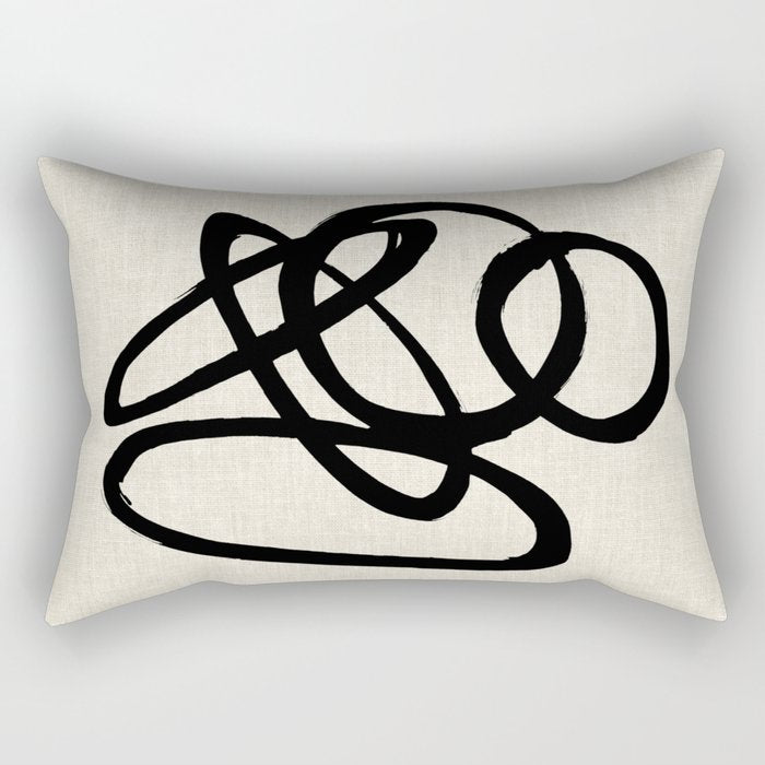 Converging Orbit Rectangular Pillow Gallery Image 1