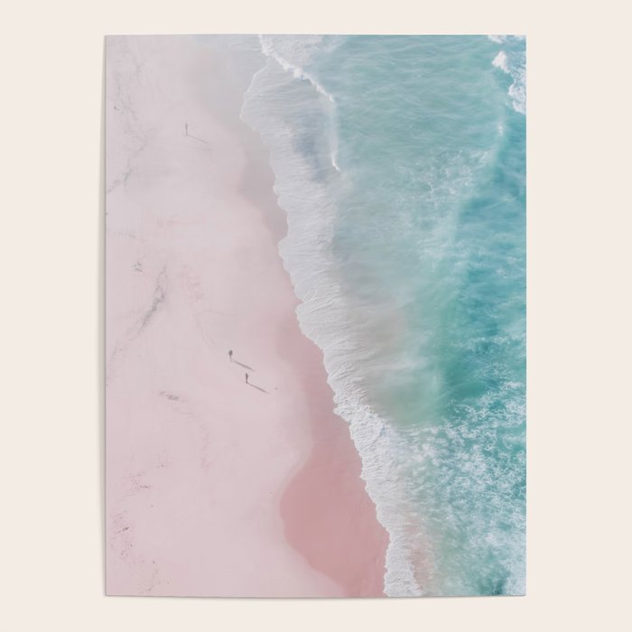 Ocean Walk - Aerial Beach photography by Ingrid Beddoes Poster Gallery Image 4