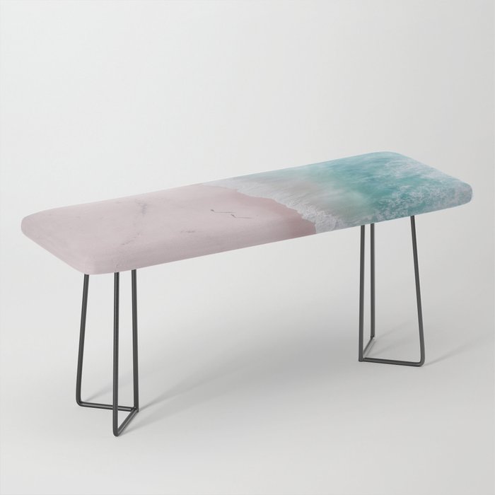 Ocean Walk - Aerial Beach photography by Ingrid Beddoes Bench Gallery Image 1