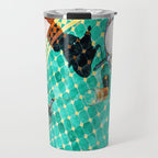 Chai, India Culture & People Painting, Exotic Travel Places Tea Bohemian Colorful Morocco Turkish Travel Mug Gallery Image 1