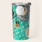Chai, India Culture & People Painting, Exotic Travel Places Tea Bohemian Colorful Morocco Turkish Travel Mug Gallery Image 2