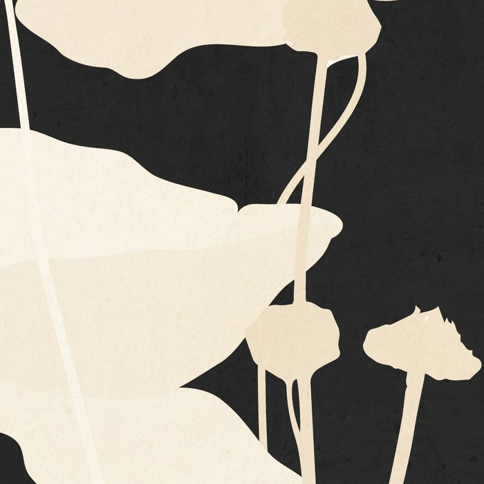 Minimal Abstract Poppy Flower 5 Coffee Mug Gallery Image 2