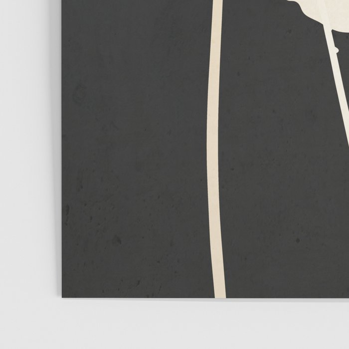 Minimal Abstract Poppy Flower 5 Poster Gallery Image 3