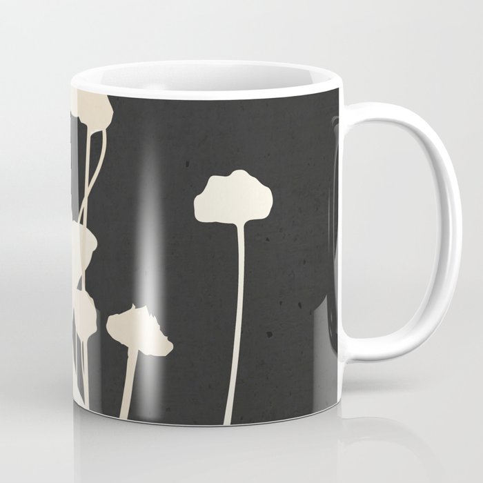 Minimal Abstract Poppy Flower 5 Coffee Mug Gallery Image 1