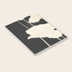 Minimal Abstract Poppy Flower 5 Notebook Gallery Image 3