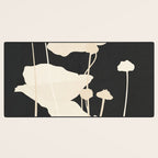 Minimal Abstract Poppy Flower 5 Desk Mat Gallery Image 3