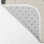 Minimal Abstract Poppy Flower 5 Bath Mat Gallery Image 2