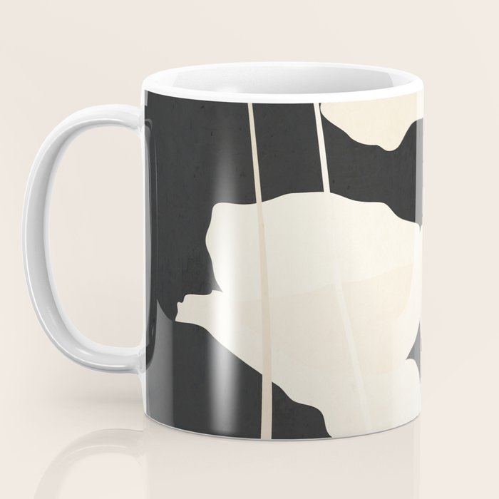 Minimal Abstract Poppy Flower 5 Coffee Mug Gallery Image 3