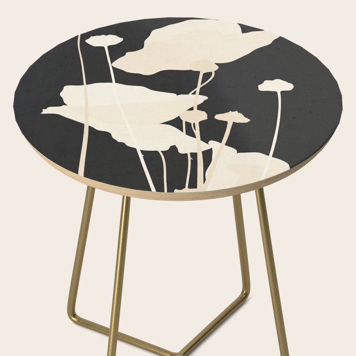 Minimal Abstract Poppy Flower 5 Side Table Gallery Image 2