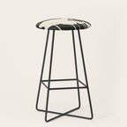 Minimal Abstract Poppy Flower 5 Stool Gallery Image 1