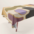 Modern Abstract Minimal Shapes 123 Tablecloth Gallery Image 1