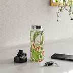 William Morris Garden Lily Floral Print Water Bottle Gallery Image 4