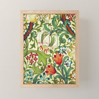 William Morris Garden Lily Floral Print Mini Art Print Gallery Image 1