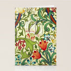 William Morris Garden Lily Floral Print Stationery Card Gallery Image 2