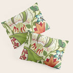 William Morris Garden Lily Floral Print Pillow Sham Gallery Image 3