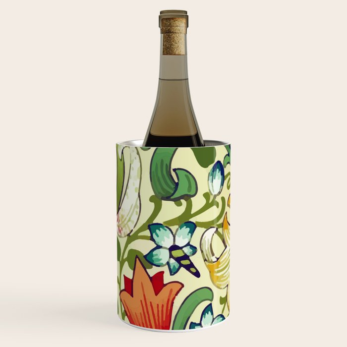 William Morris Garden Lily Floral Print Wine Chiller Gallery Image 3