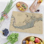 Vintage Map of The Charles River (1894) Cutting Board Gallery Image 2