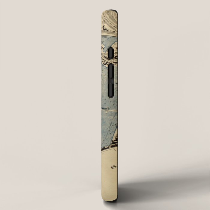 Vintage Map of The Charles River (1894) iPhone Case Gallery Image 2