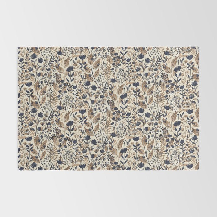 Moody Blooms Dark Neutral Rug Gallery Image 2