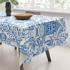 Coastal Chinoiserie  Tablecloth Gallery Image 3