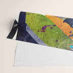 Urban Industrial Graffiti-Inspired Collage Art Aesthetic Abstract Wrapping Paper Gallery Image 2