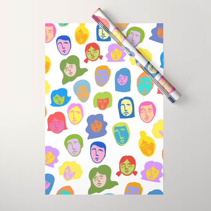 Everyday People Wrapping Paper Gallery Image 1