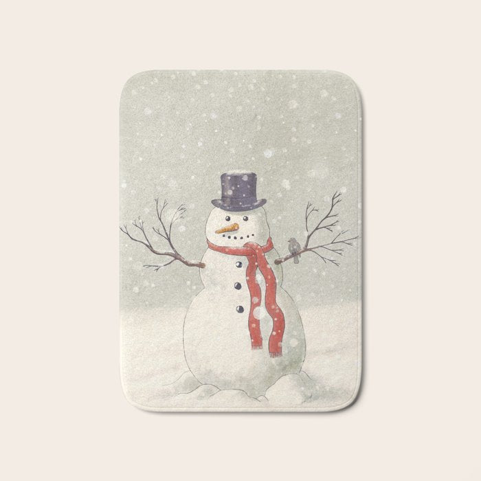 The Snowman  Bath Mat Gallery Image 1