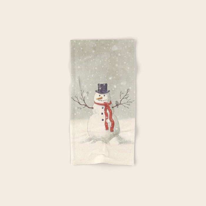 The Snowman  Bath Towel Gallery Image 1