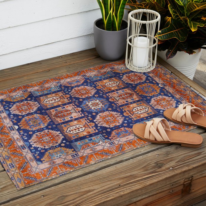 Bejewelled Winter Crystal Outdoor Rug Gallery Image 2