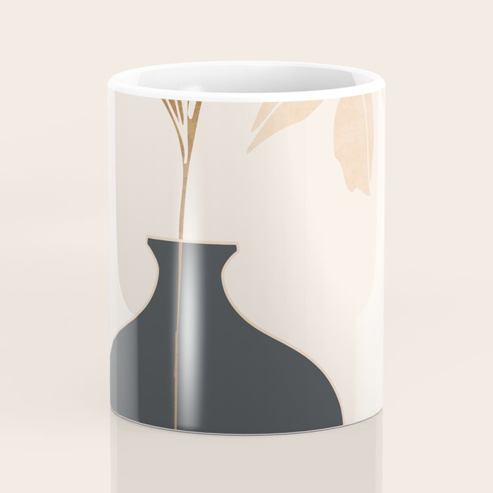 Minimal Abstract Art Vase Flower 3a Coffee Mug Gallery Image 4