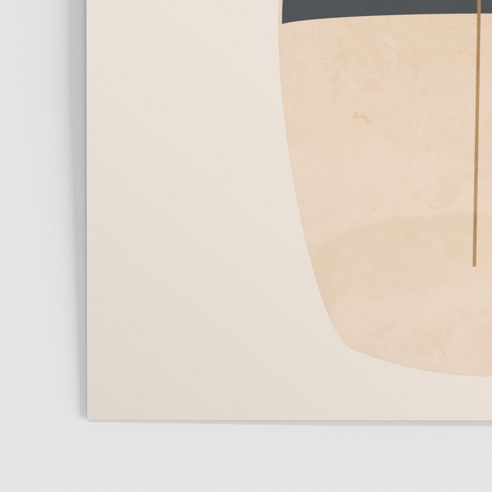 Minimal Abstract Art Vase Flower 3a Poster Gallery Image 3