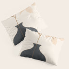 Minimal Abstract Art Vase Flower 3a Pillow Sham Gallery Image 3