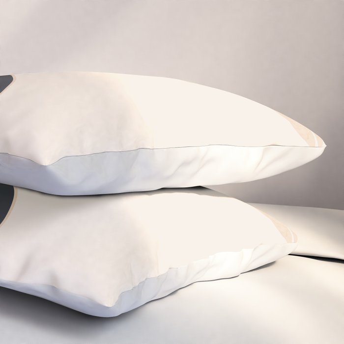 Minimal Abstract Art Vase Flower 3a Pillow Sham Gallery Image 3