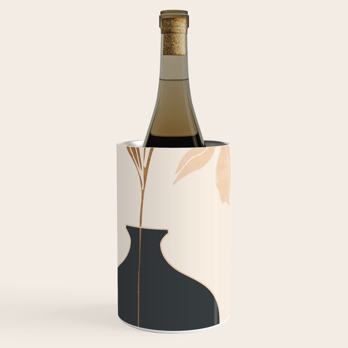 Minimal Abstract Art Vase Flower 3a Wine Chiller Gallery Image 1