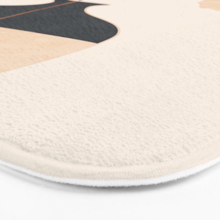 Minimal Abstract Art Vase Flower 3a Bath Mat Gallery Image 3